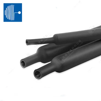 

TRIUMPHCABLE 5M/10M black color 30MM to 40MM double wall tube heat shrink tube 4 times shrink flame retardant single wall tape