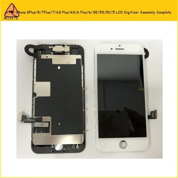 

1Pc Full LCD Digitizer for i phone 8 7 6s 6 Plus 6SP 5S SE 5C 5 LCD Display Screen Assembly Complete+Front camera+Speaker flex