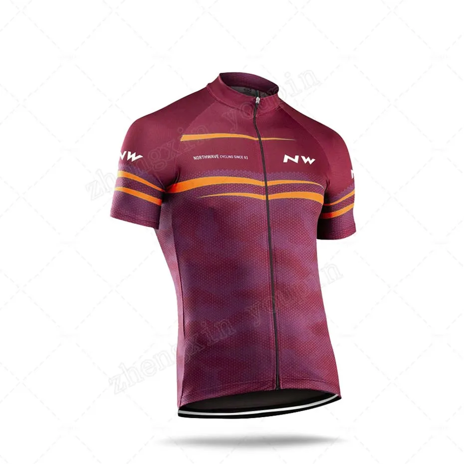 

2020 NW Northwave Men's Cycling Jerseys Short Sleeve Bike Shirts MTB Bicycle Jeresy Cycling Clothing Custom cycling wear