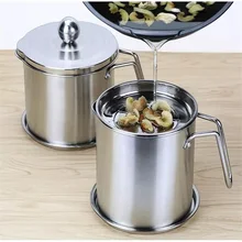 Oil-Container 100%304-Stainless-Steel Oil-Separator TRAP-FILTER Cooking-Grease Kitchen