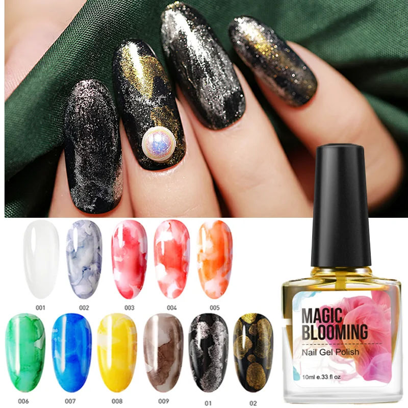 Modelones 11 шт./лот золотой цвет светодиодный Гель лак для ногтей Полупостоянный УФ