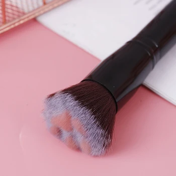 

Practical Powder Blush Makeup Brush Brushes Hair Face Beauty Tool Pro Man-made Fiber Cosmetic Cat Claw Shape Makeup Brushes