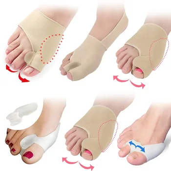 

Silicone Hallux Valgus Corrector Bunion Toe Separator Valgus Foot Straightener Orthopedic Massage Foot Protector Pedicure Tools