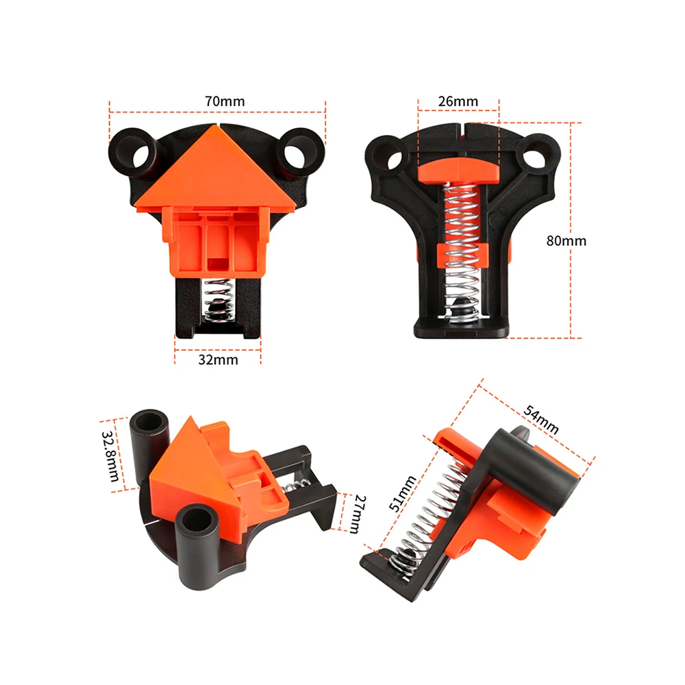 4 шт. угловые зажимы для деревообработки под прямым углом 90 градусов|Крепления| |
