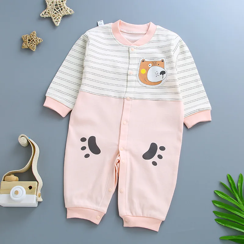 

Baby Clothes Baby New Style Spring And Summer Onesie Newborns Pure Cotton Romper Children Crawling Clothes Primary Children Clot