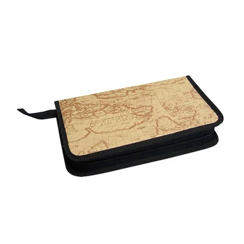 

80pcs Disc CD DVD Capacity Case Storage Holder Map Stripe Box Organizer Carry Case Box Organizer Home Storage