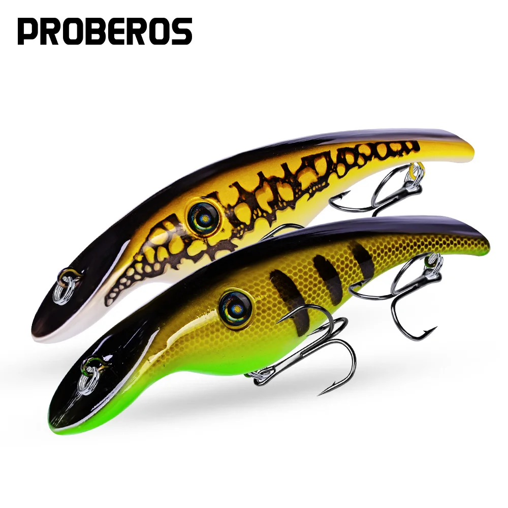 PROBEROS Fishing Lures 15cm 46.5g Diving Pencil Bass Baits Plastic Hard
