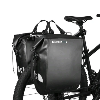 

20L Multi-functional Bicycle Bag Pannier Mountain Bike Waterproof Cycling Rear Seat Bag Bicycle Trunk Shoulder Handbag