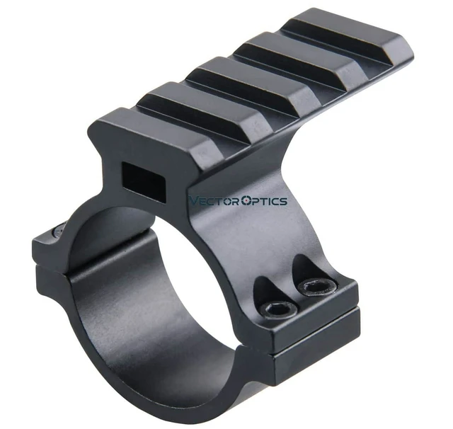 Vector Optics 30mm & 25.4mm Rifle Scope Ring Adapter Mount w/ Accessory Weaver Rail 5