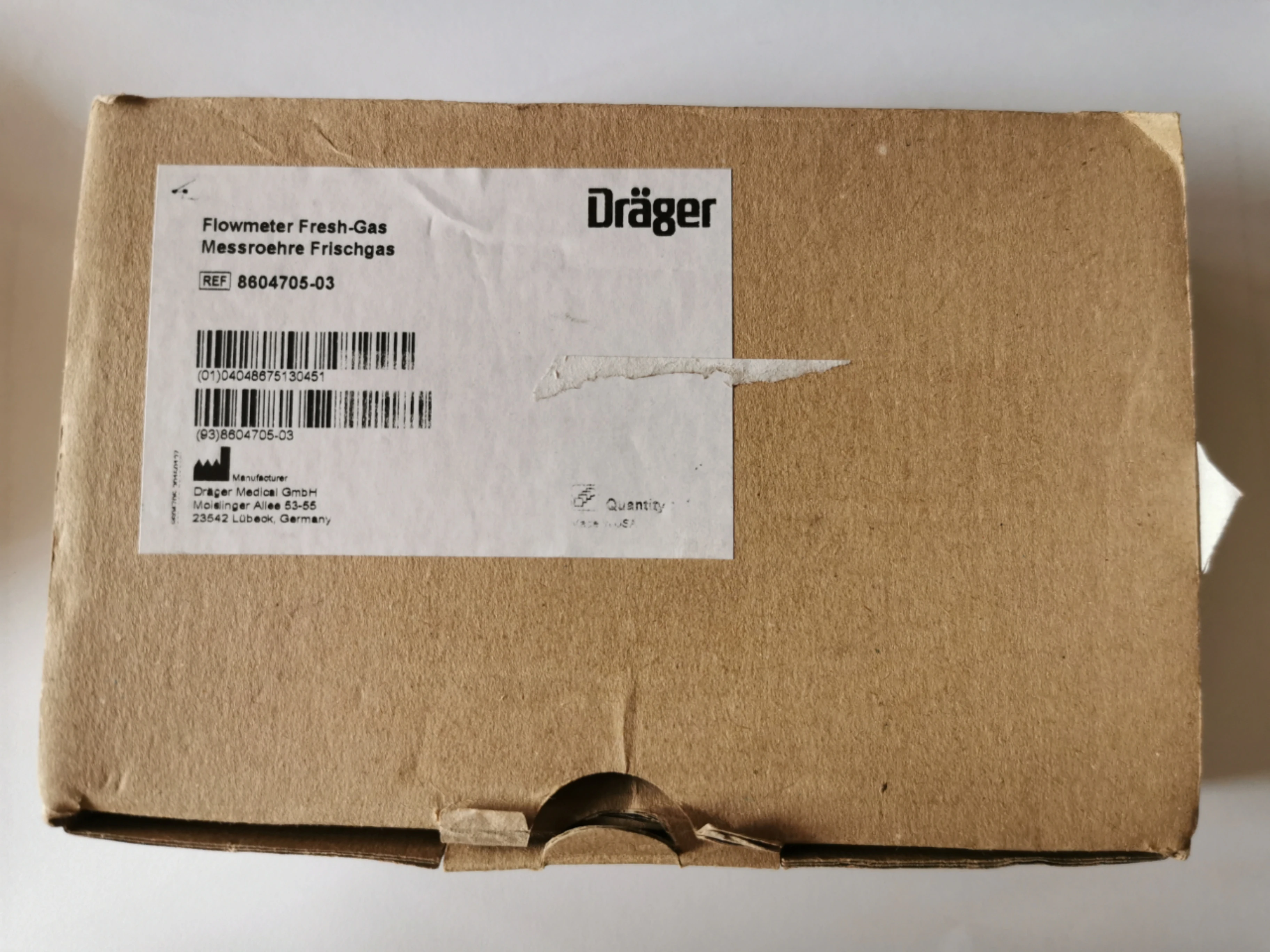 

8804705-03 flow meter for Draeger Fabius （new，original）