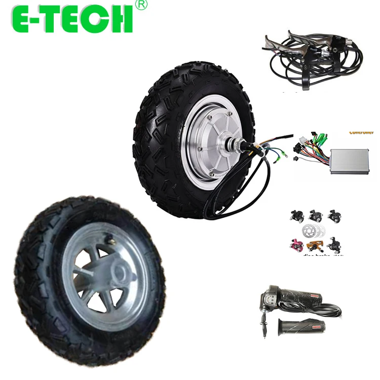 Electric scooter kits 10 inch 36V/48V 500W 800W DC brushless wheel