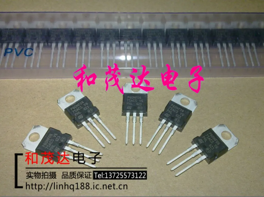 5 шт/STP60NF06 P60NF06 TO-220 TO220