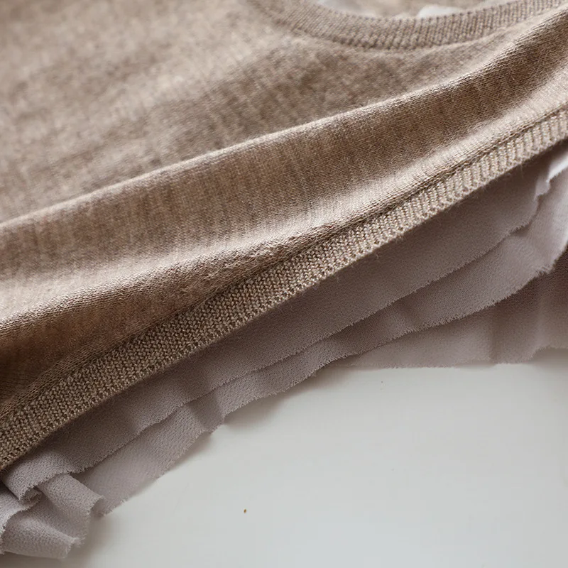 最先端 100% カシミアのベスト女性sleevenessパッチワークファッション春秋2020女性の秋の暖かいプルオーバー 毎回完売 -24