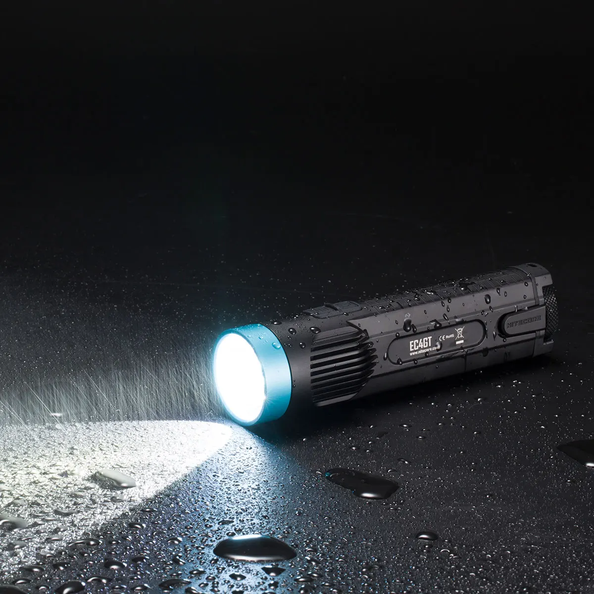 Портативный портативный фонарик NITECORE EC4GT Blue лимитированная серия 1000 лм + 2