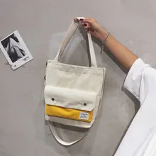 Новые стильные сумки на плечо/ручные сумки двойного назначения Популярные холщовые Модные Простые Универсальные женские сумки оптом Amoy поставка G