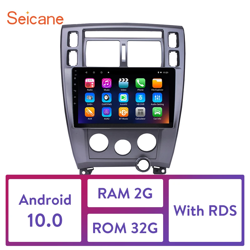 

Seicane For 2006-2013 Hyundai Tucson Left Hand Drive Car Radio Multimedia Video Player Navigation GPS Android 10.0 2.5D