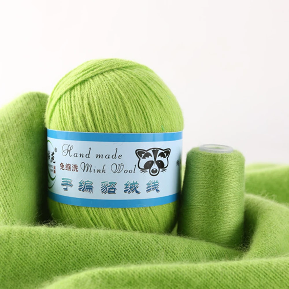 1P/50g DIY Knitting Crochet Sweaters Milk Soft Baby Cotton Wool Yarn Hand Knitted Yarn DIY Craft Knit Sweater Scarf Hat - Цвет: F