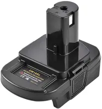 Адаптер для аккумулятора DM18RL, USB dm20robfor RYOBI, преобразователь DEWALT 20 в Milwaukee M18 в 18 в, адаптер для аккумулятора