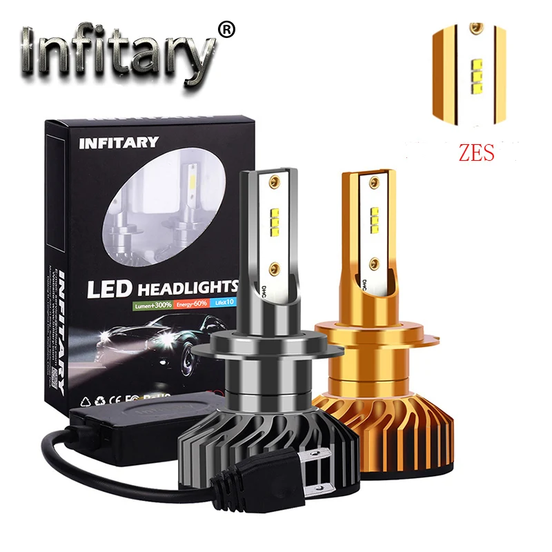 H4 H7 H11 H13 9007 9005 9006 3Color Car LED Headlight Bulb ZES 6500K//4300K//3000K