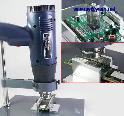 

DHL/EMS Heat Air Gun Rework station REPAIR BGA soldering station MOBILE Metal PLATFORM-A7