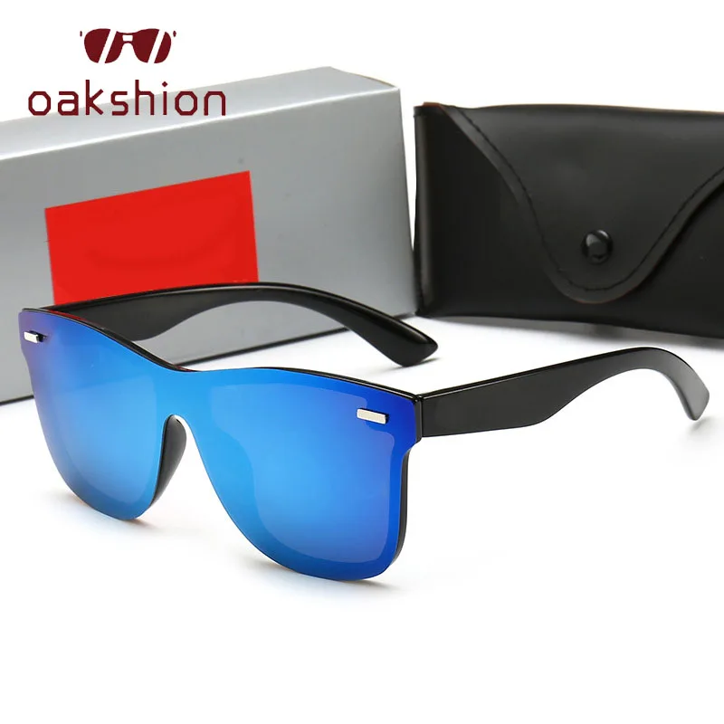 Солнцезащитные очки oakshion в винтажном стиле UV400 для мужчин и женщин безободковые