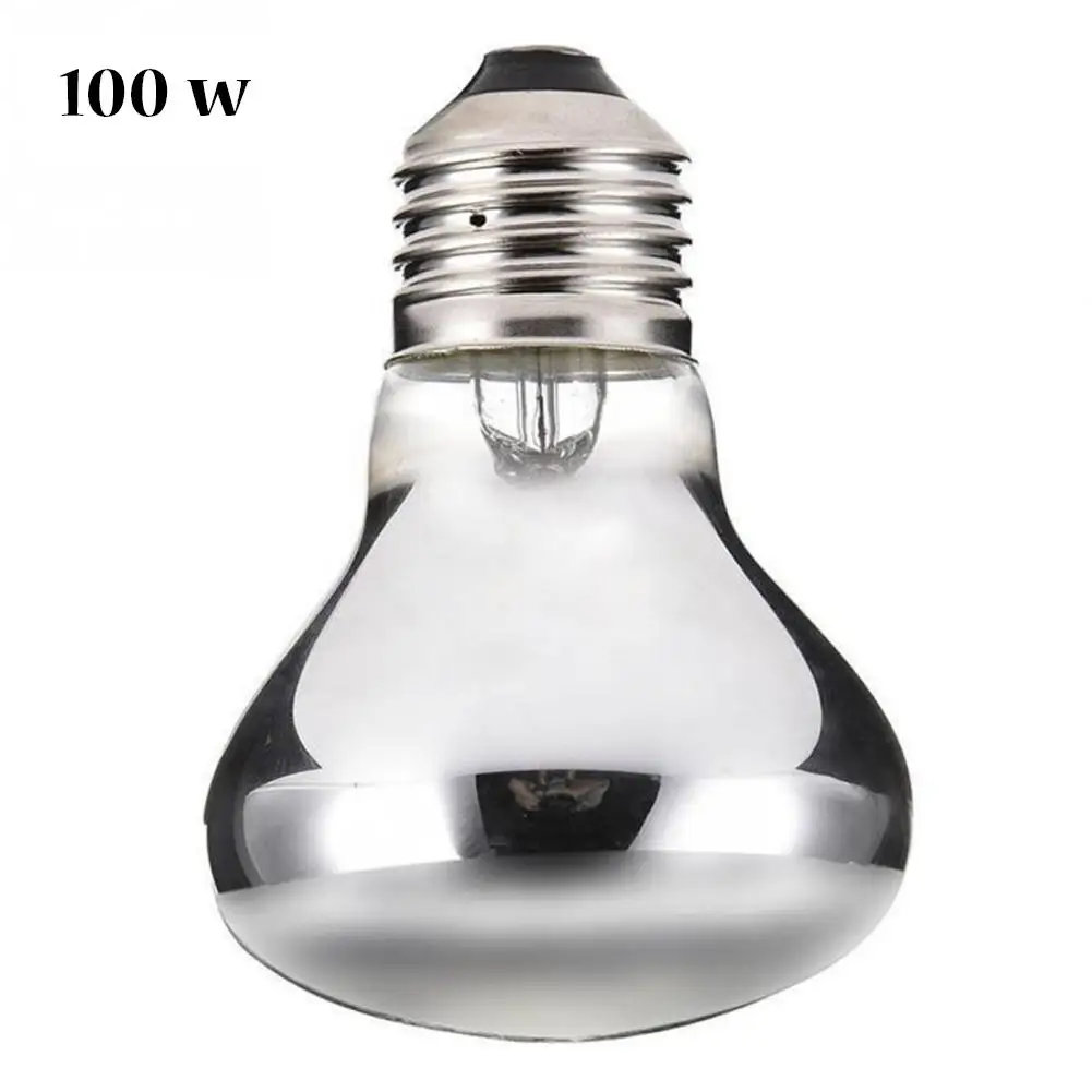50W/100W Pet Heating Lamp Amphibian Amphibian Snake Lamp Heat Reptile Bulb Light E27 Reptile Pet Heat Emitter Bulb