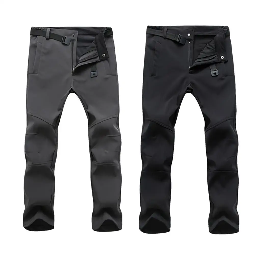 

Men Winter Fishing Trekking Hiking Pants Camouflage Plush Thick Long Trousers