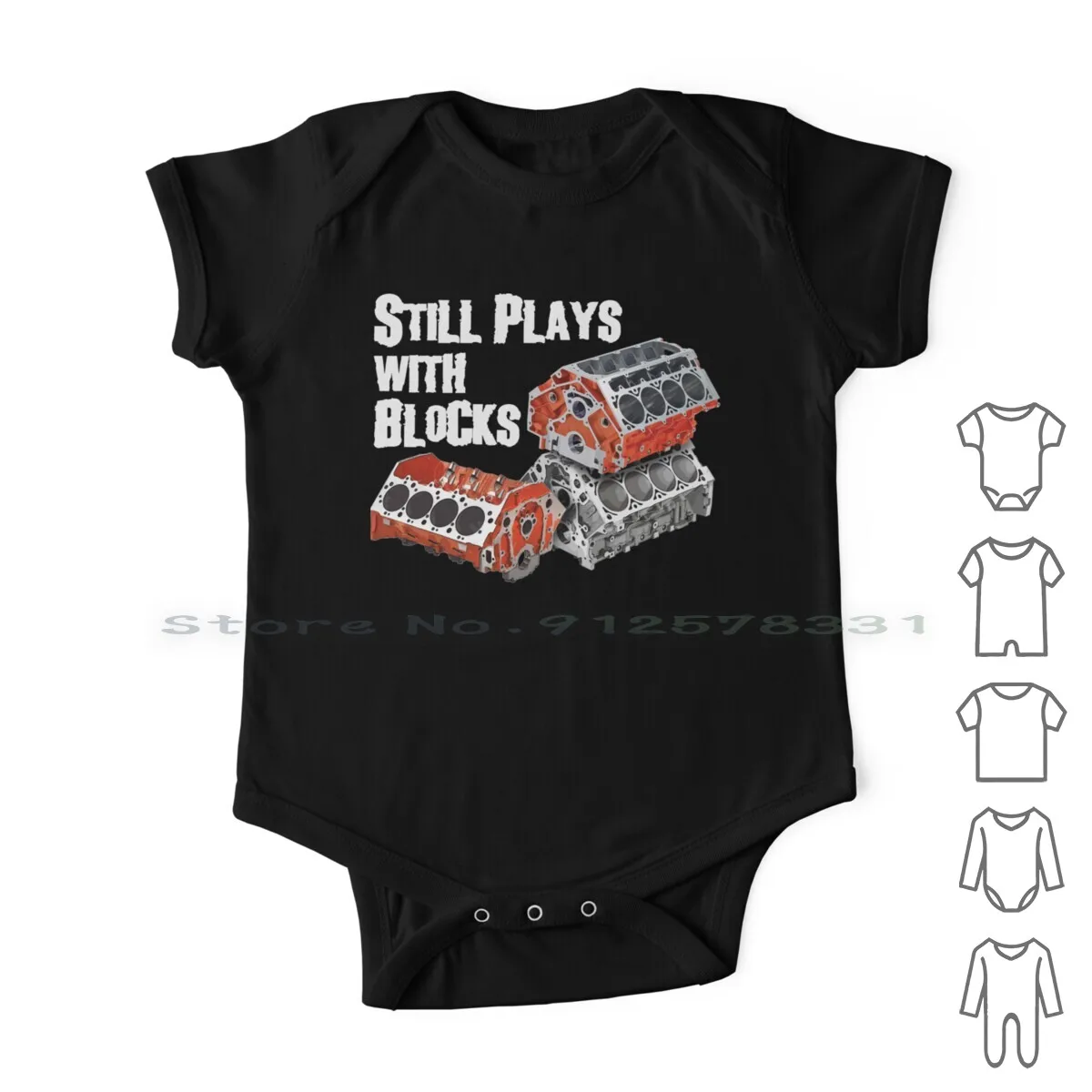 

Still Plays With Blocks Newborn Baby Clothes Rompers Cotton Jumpsuits Mopar Or No Car Plymouth Chrysler Desoto Hemi Muscle Car
