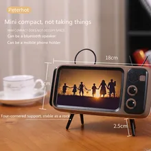 Держатель для телефона портативный положить телефон часы ТВ Bluetooth динамик сабвуфер стерео акустика громкий динамик Caixas De Som F4041C