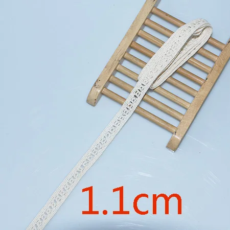 4 ярда швейная ткань DIY цвета слоновой кости кремовый черный отделка хлопок крючком кружевная ткань лента ручной работы аксессуары ремесло 11021 - Цвет: 4yard