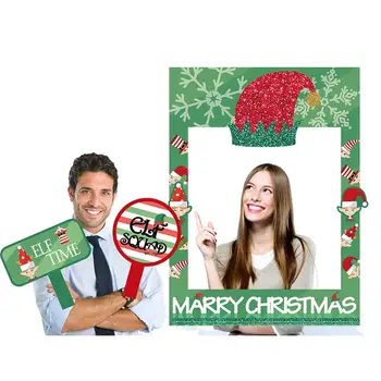 

Selfie Frame Set Glitter Funny Photo Booth Prop Frame Party Photo Prop Photography Background Photograph Tool 2020 New