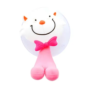

Lovely Kawaii Cartoon Animals Wall Sucker Toothbrush Holder Home Bathroom Children Suction Cup Toothbrush Hooks