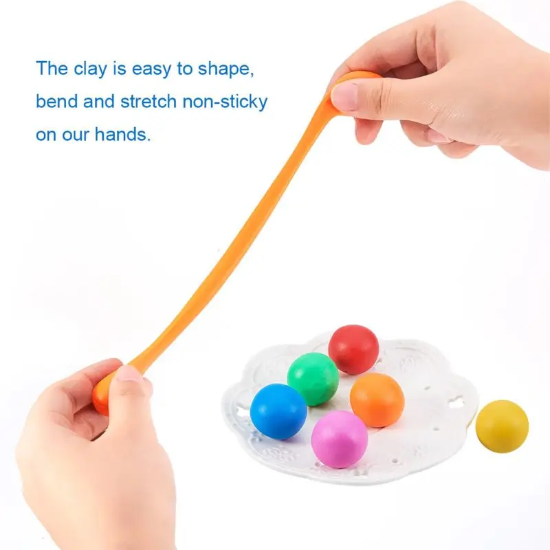 

Polymer Clay Set Safe and Nontoxic DIY Baking Clay Blocks Great Gift for Kids