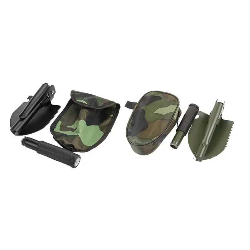Folding Shovel Mini Military Shovel Outdoor Survival Metal Portable Tools For Children Digging Garden Planting Sand Dredging 3