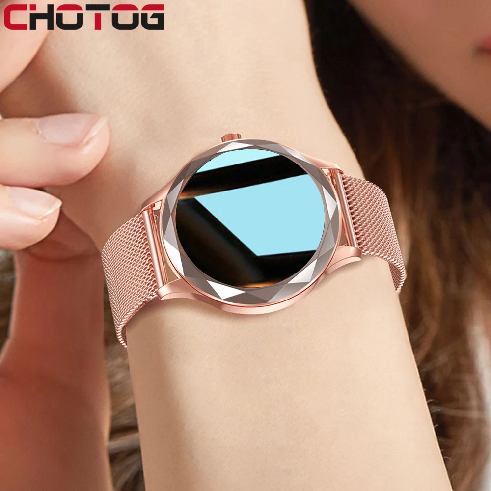 Smart Watch Women Lovely Bracelet Sleep Heart Rate Blood Pressure Monitor Smartwatch Ladies Gift Watches Men For Android IOS