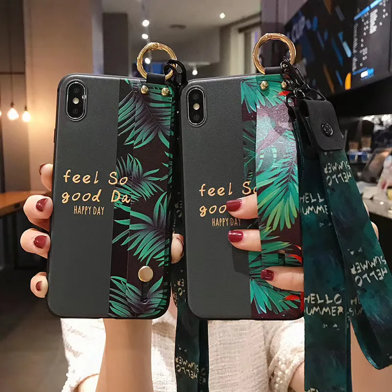Чехол с ремешком на запястье для Huawei P40 P30 P20 Pro Lite 2020 P Smart Z Plus 2019 | Мобильные