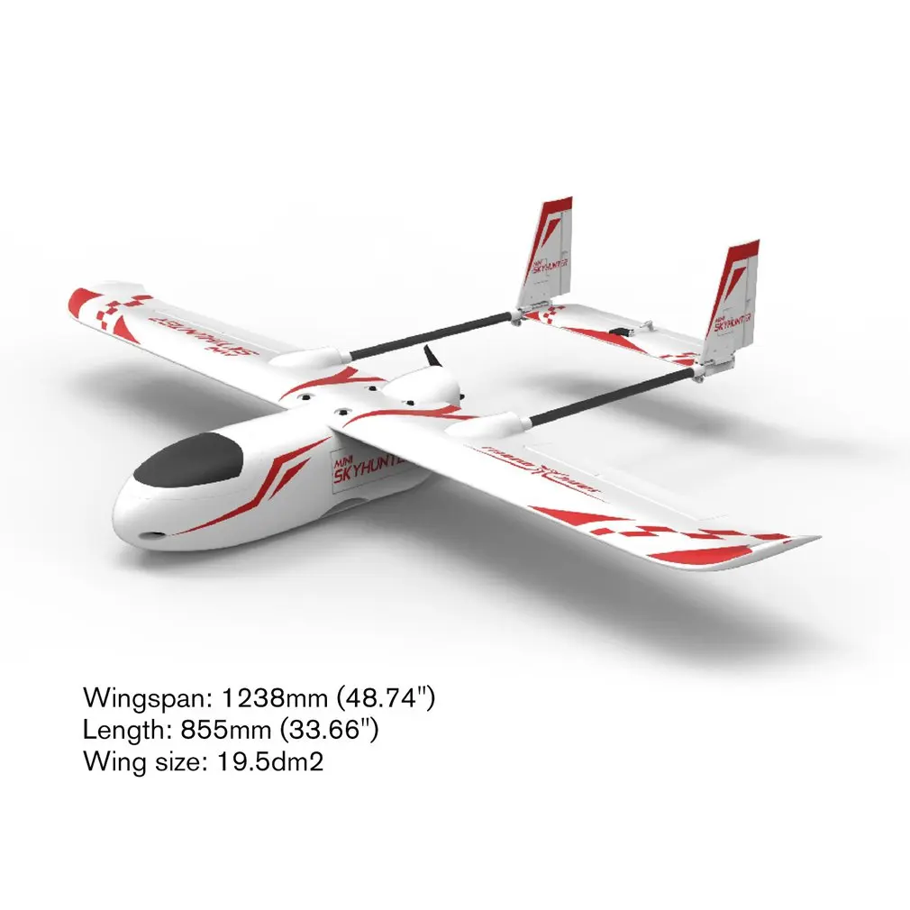 Sonicmodell мини Skyhunter V2 1238 мм легкий размах крыльев EPO FPV БПЛА платформа RC гоночный Дрон Квадрокоптер самолет комплект