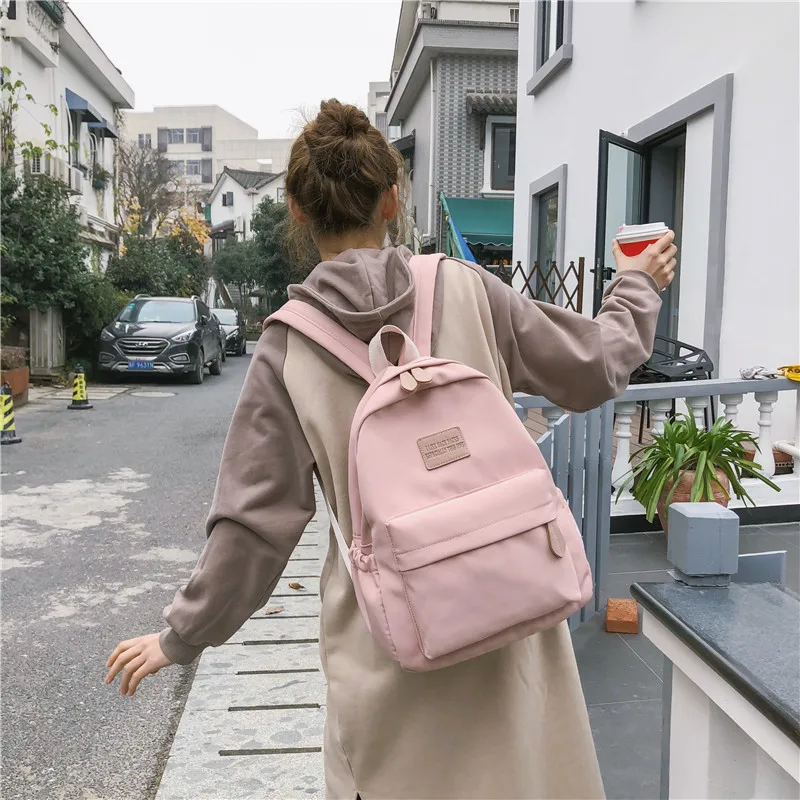 

Backpacks Travel-Shoulder-Bag Female Vintage Large-Capacity Mochilas Girls Women