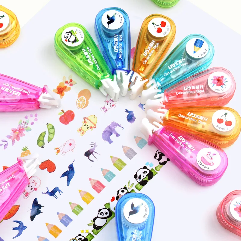 

Cute Panda Rabbit Decoration Correction Tape Kawaii Starry Decorative Correction Tape For Diary Scrapbooking School Stationery