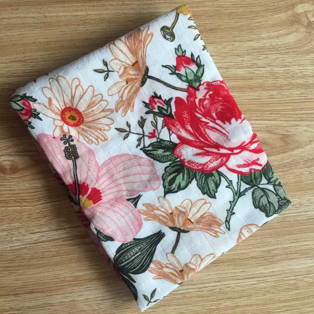 floral muslin squares