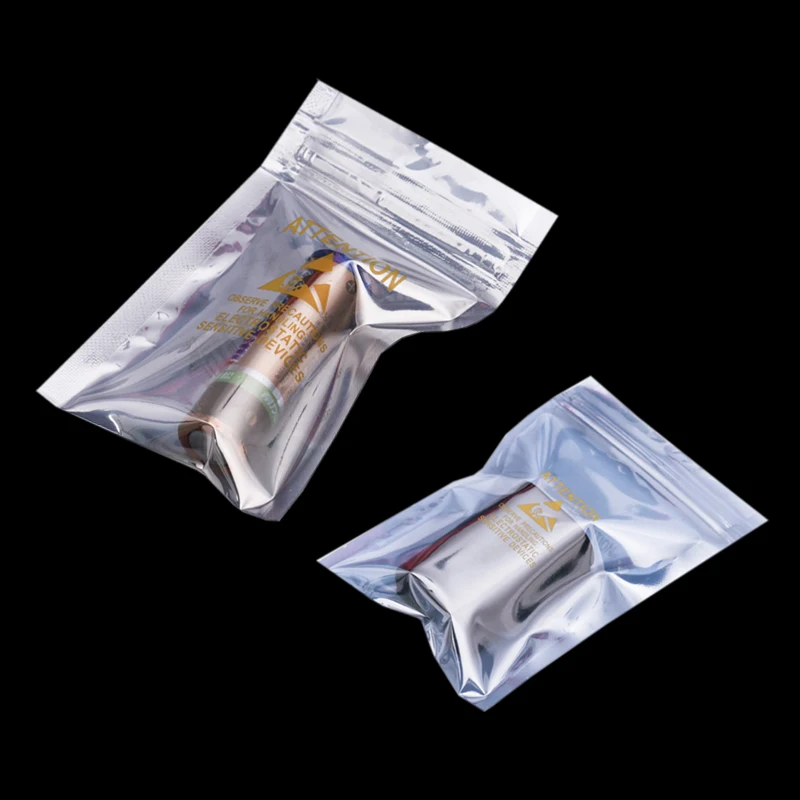 

Print Anti-static Shield ESD Insulation Zipper Lock Packaging Bag Plastic Electronic IC Component Chip Digital Pcb Board Phone