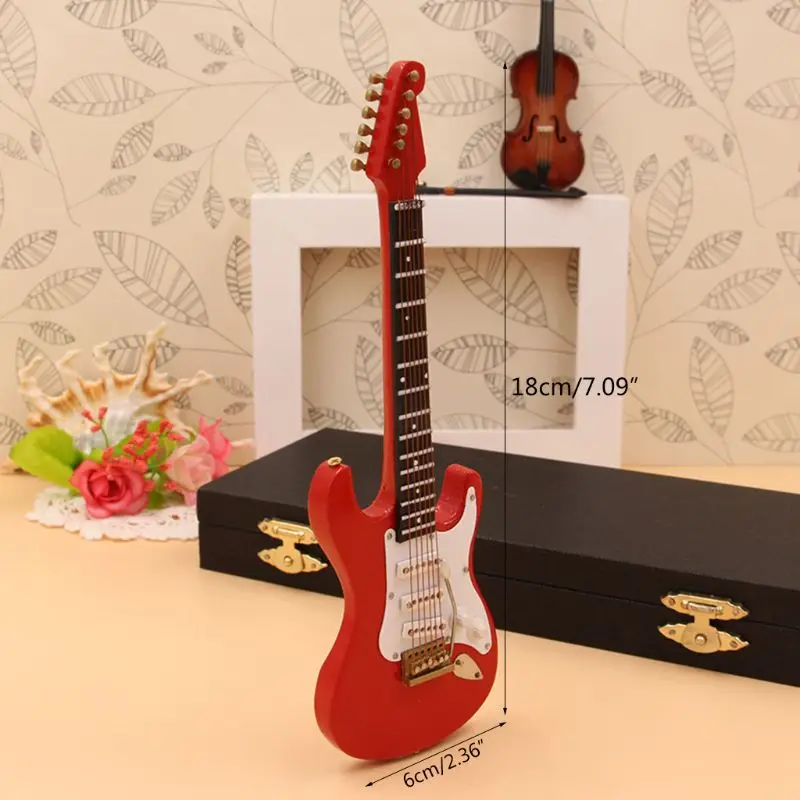 Мини электрогитара модель миниатюрная гитара РА Реплика инструмент Декор Орнамент