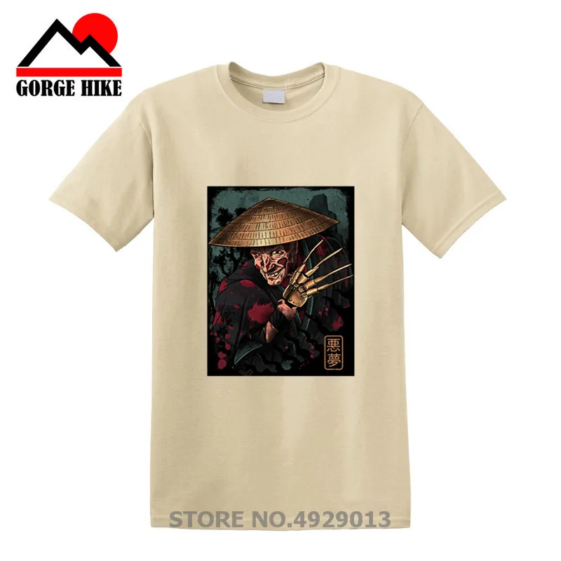 

2019 Summer Fashion Hot Ronin nightmare T-Shirt Japanese Shogun Assassins Hero 3D Bushido Anime Katana Samurai new tee Tee shirt