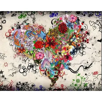 

Diamond Mosaic Text Pattern 5d Diamond Painting Full Round Diamond Embroidery Rhinestones Picture Diamond Art