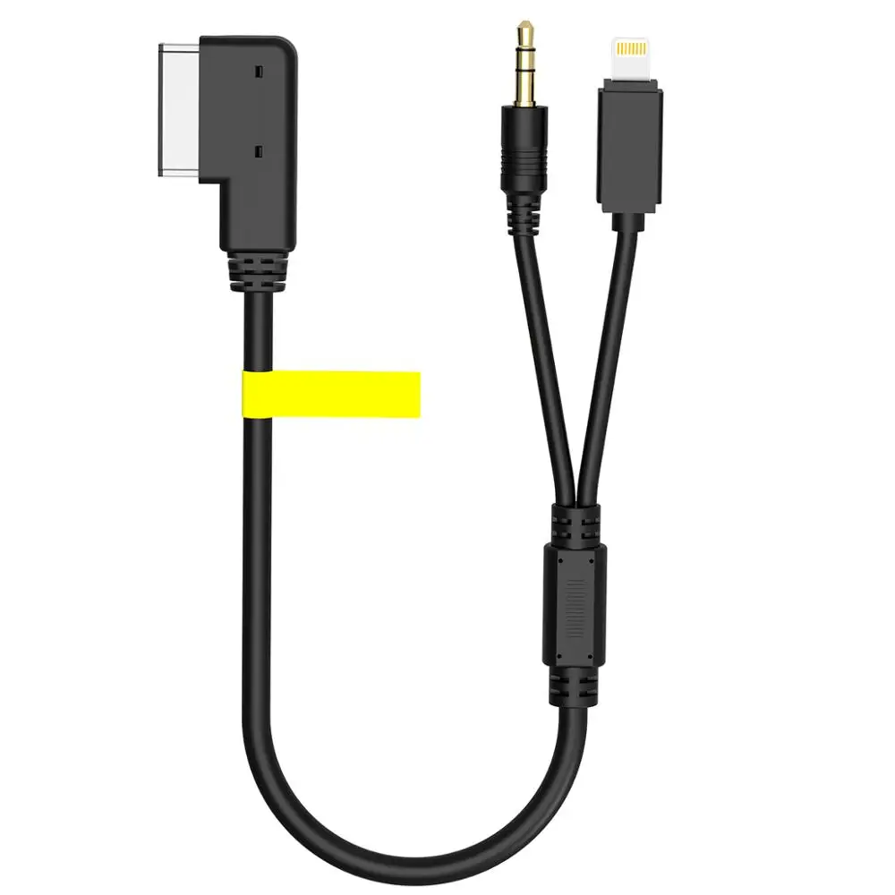 Кабель адаптер для iPhone 5 5S 6 Audi A3 A4 A5 A6 A8 Q5 Q7|ami aux cable|aux 8pinaux cable adapter |