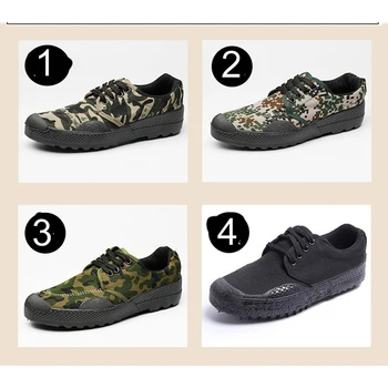 

Camouflage labor insurance shoes breathable wear non-slip training shoes student army training shoes work shoes