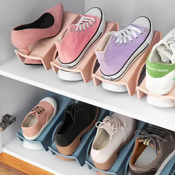 

Shoe Rack Double-Layer ntegrated Shoe Support Household Three-Dimensional Shoe Storage Rack Shoe Storage Tools