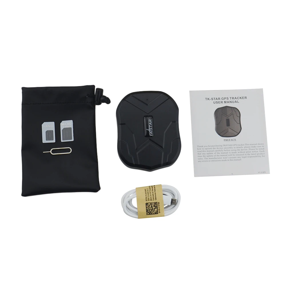

Free shipping!Real-time TKSTAR GPS/GPRS Tracker TK905 5000mA battery Free iPhone&Android APP waterpoof strong magnet longbatter