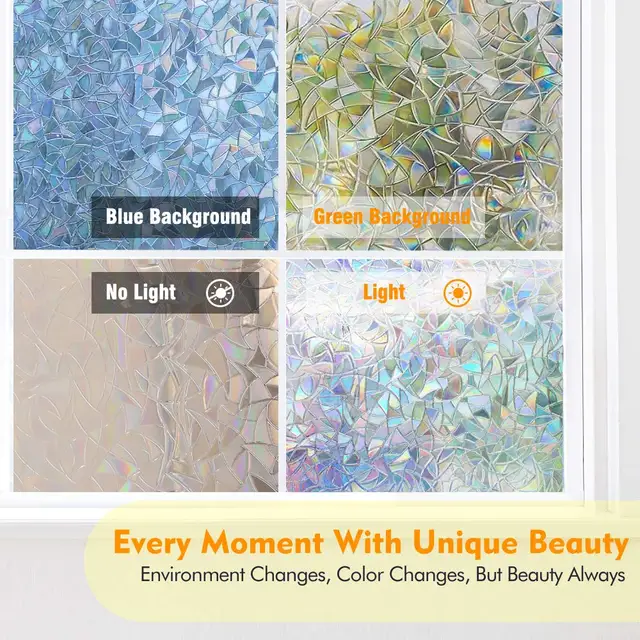 3D Rainbow Window Film - Worth Buy Store