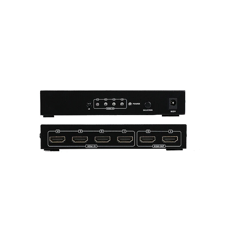 MT-VIKI 4 input and 2 output HDMI switch splitter Infrared remote control switching Device panel button switching MT-HD4-2